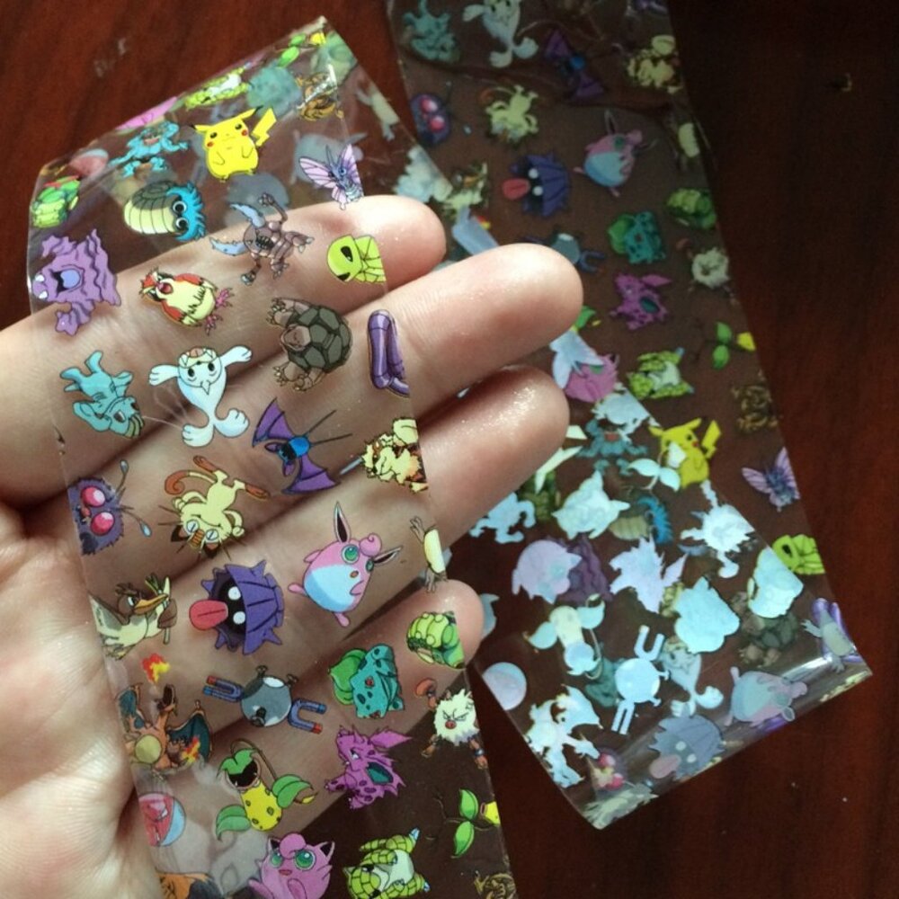 New Pokemon Nail Art Decals